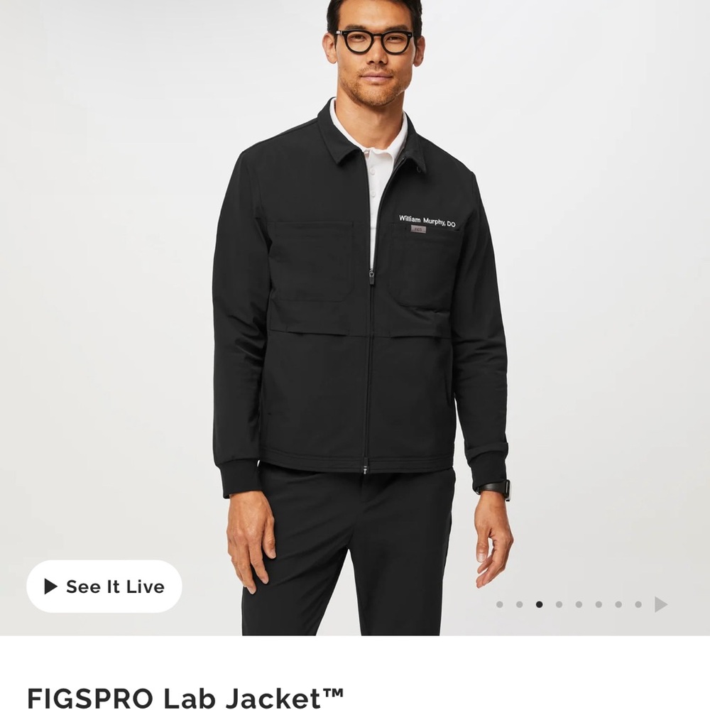 2X Figs Black Lab Jacket for Men
